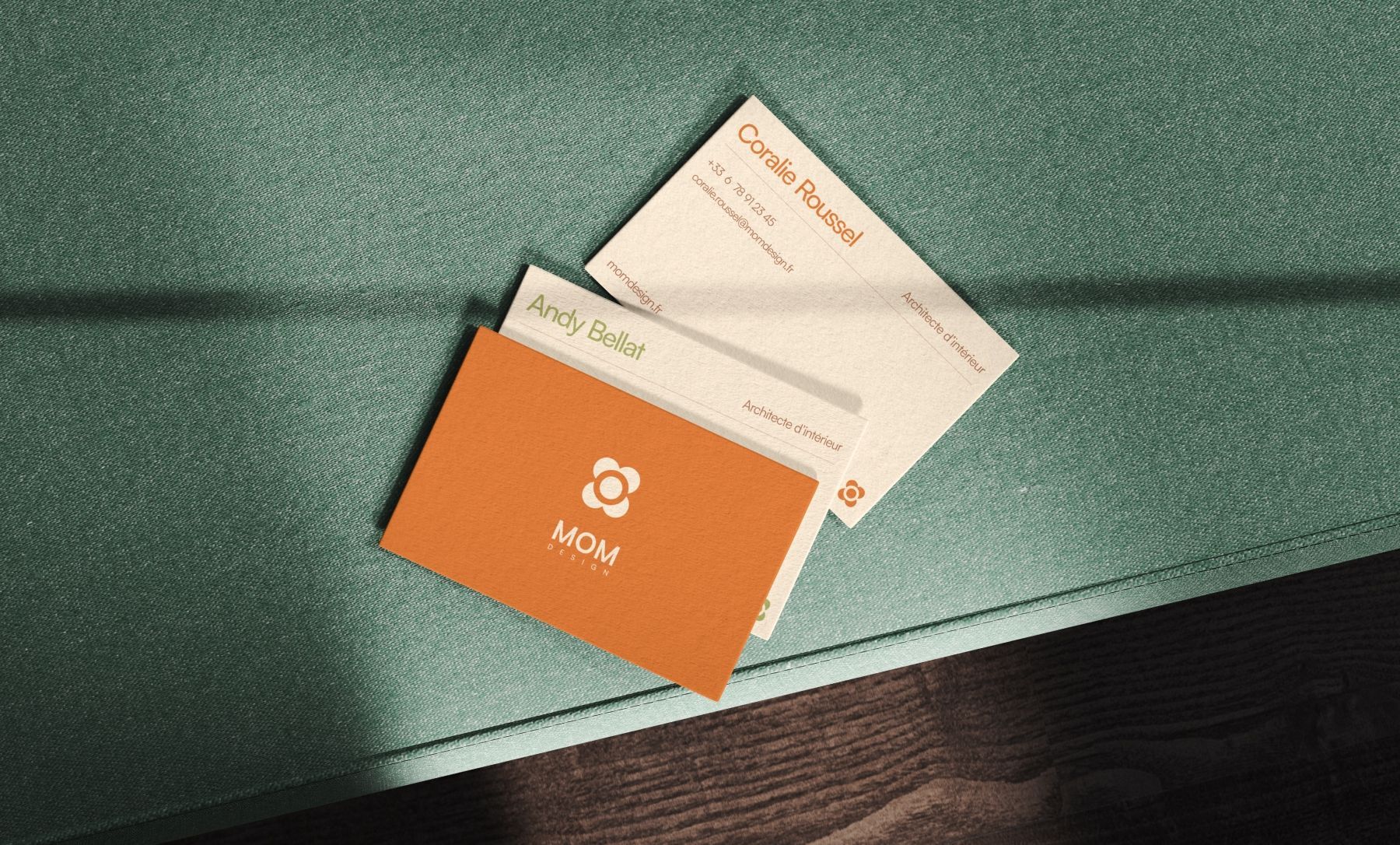 Cartes de visite mom design