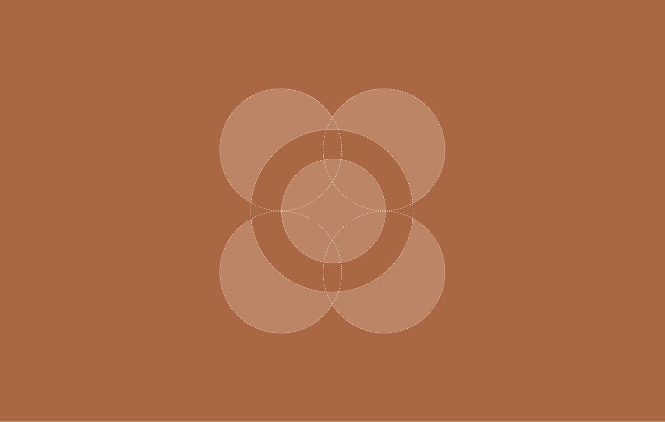 Composition du logo de Mom design